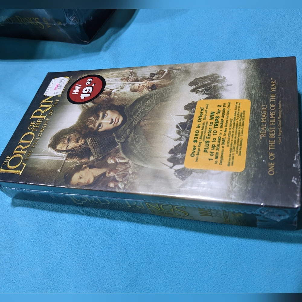 Vintage Lord of the Rings _Fellowship of the Rings | NEW*Factory Sealed VHS 4204